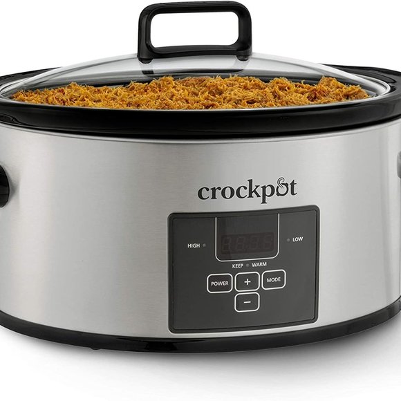 NEW Crock-Pot Choose-a-Crock Slow Cooker Stainless Steel, 6-Quart - Picture 1 of 1